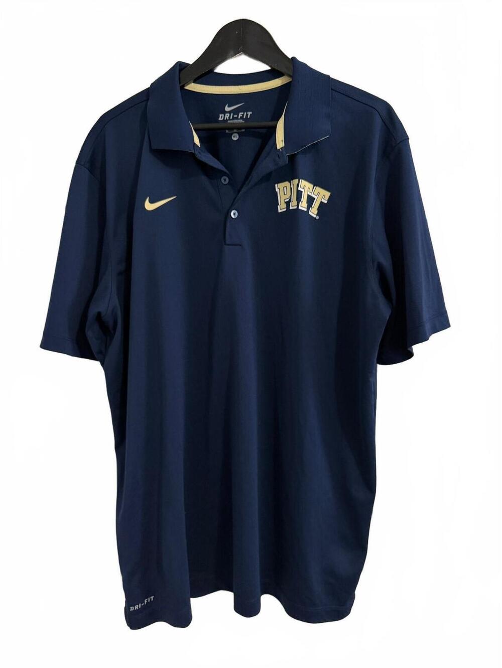 Pittsburgh Pitt Panthers Nike Polo Shirt Men's Size XL
